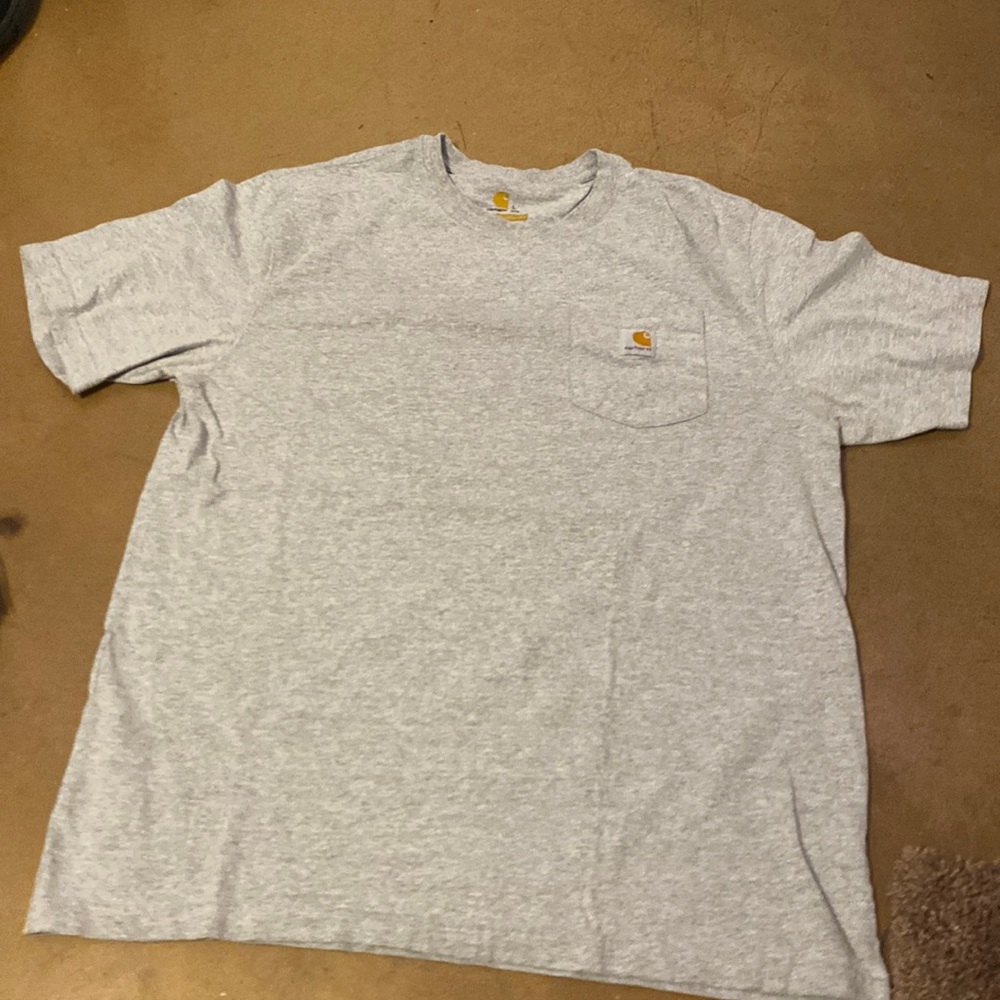 grey carhartt tee